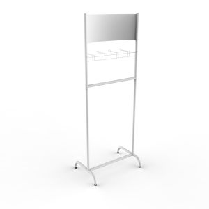 Customized Display Stand Metal Tools Shop Display Rack With Hooks