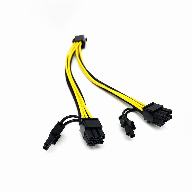 18Awg PCI-e 8pin to Dual 8Pin / PCIe 8pin-2x(6+2pin) Graphics Video Card Power Cable PCI Express power splitter cable