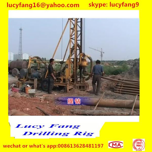 China Popular Good Quality Trailer Mounted Mobile Water Well Drilling Rig with