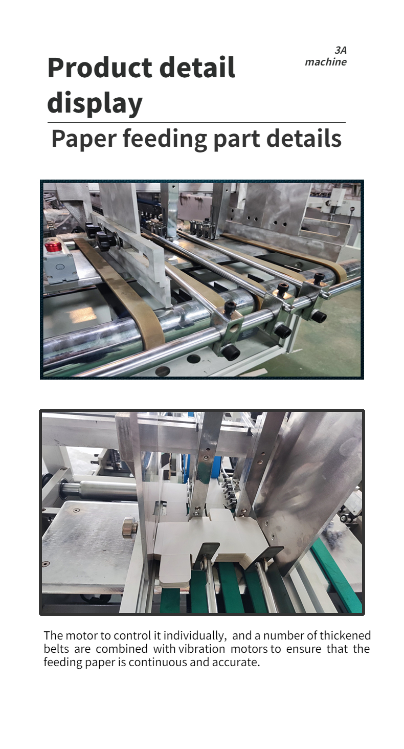 CQT 900YG-2 Pre-folded Bottom Lock Double Pieces Auto Corrugated Board Folder Gluer Flexo Folder Gluer Machine