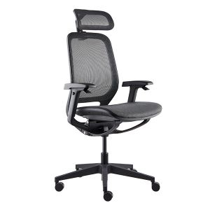  Mid Back Headrest Black Built-in Mechanism Mesh Back Ofiice Chair Manufactures