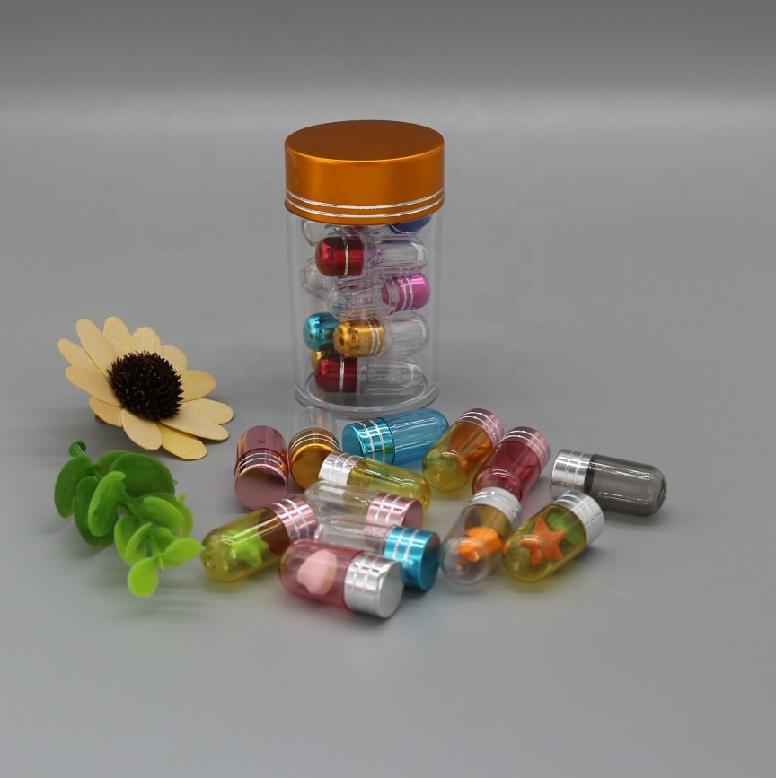 ISO9001 Small Plastic Pill Containers 2ml Single Capsule