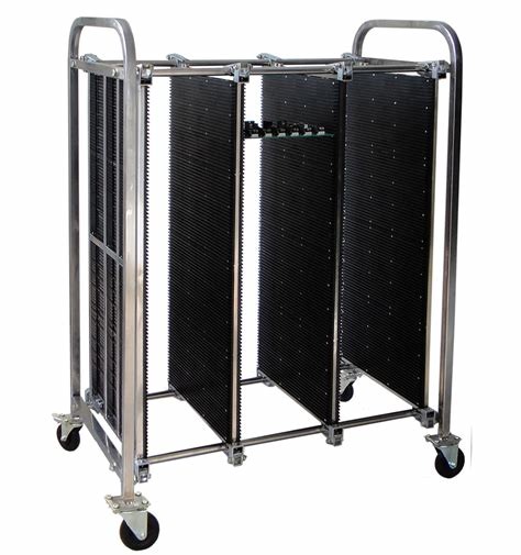 900*675*1300mm Smt Pcb Rack Trolley Adjustable Esd Pcb Storage Trolley Antistatic Esd Pcb Storage Trolley