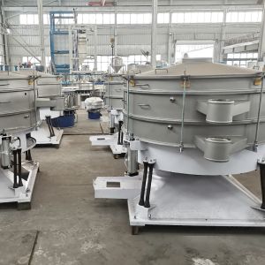 Circular imitation artificial swinging quartz sand fertilizer screening machine