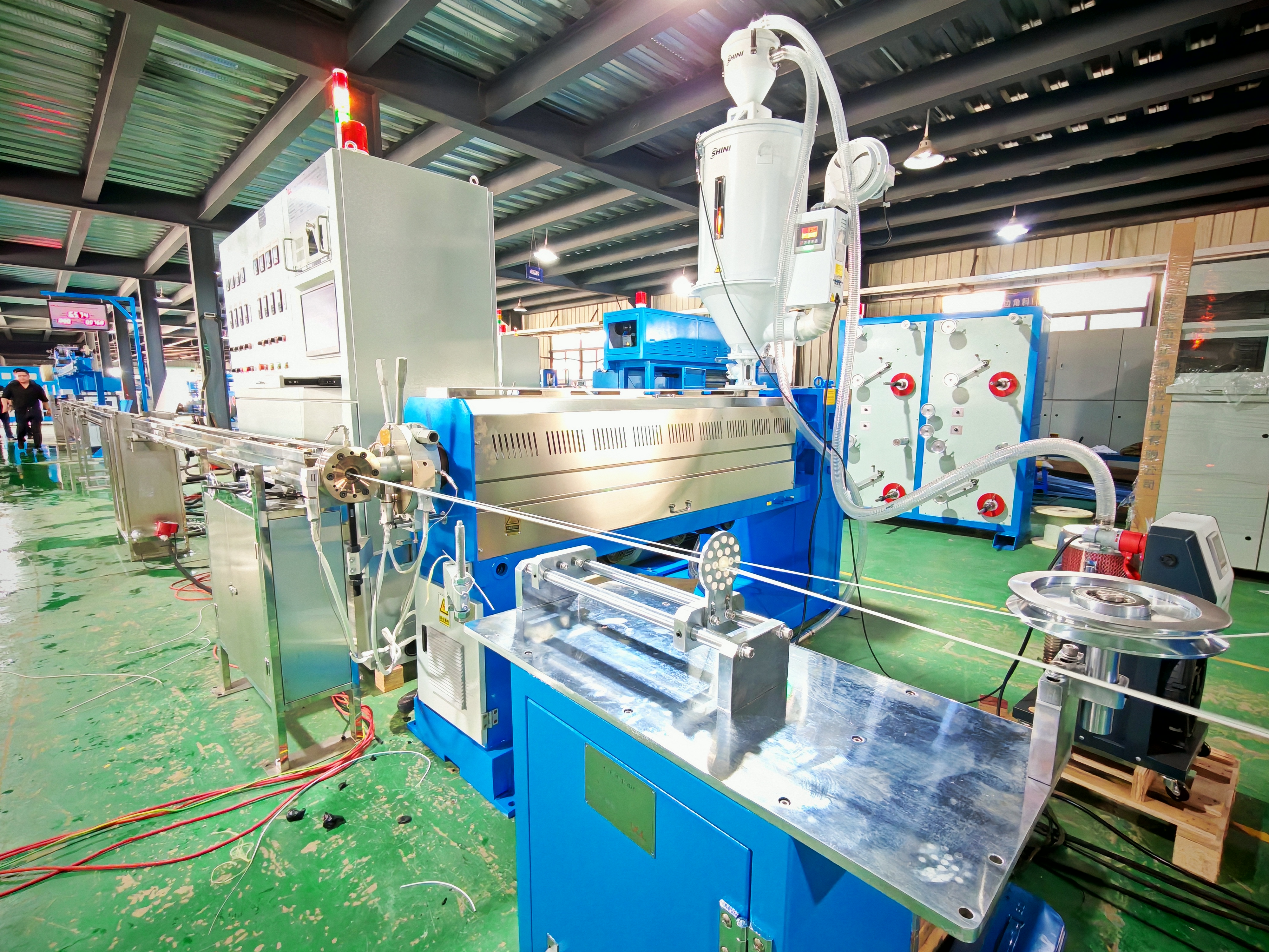 FTTH Indoor Fiber Cable Production Line | High-Speed Optical Cable Manufacturing