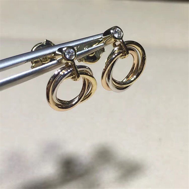 C tricyclic Earrings 18k gold white gold yellow gold rose gold bracelet Jewelry factory in Shenzhen, China