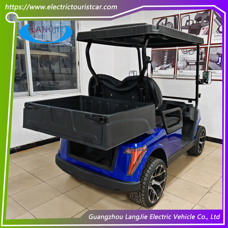2 Seaters Electric Security Patrol Vehicles With 2pcs Rear View Mirror Club Car Golf Buggy