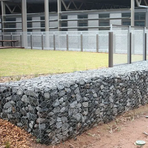 High Quality Anti-corrosion Retaining Walls Stone Baskets Weave Gabion Box Plastic Gabion Basket For Sale
