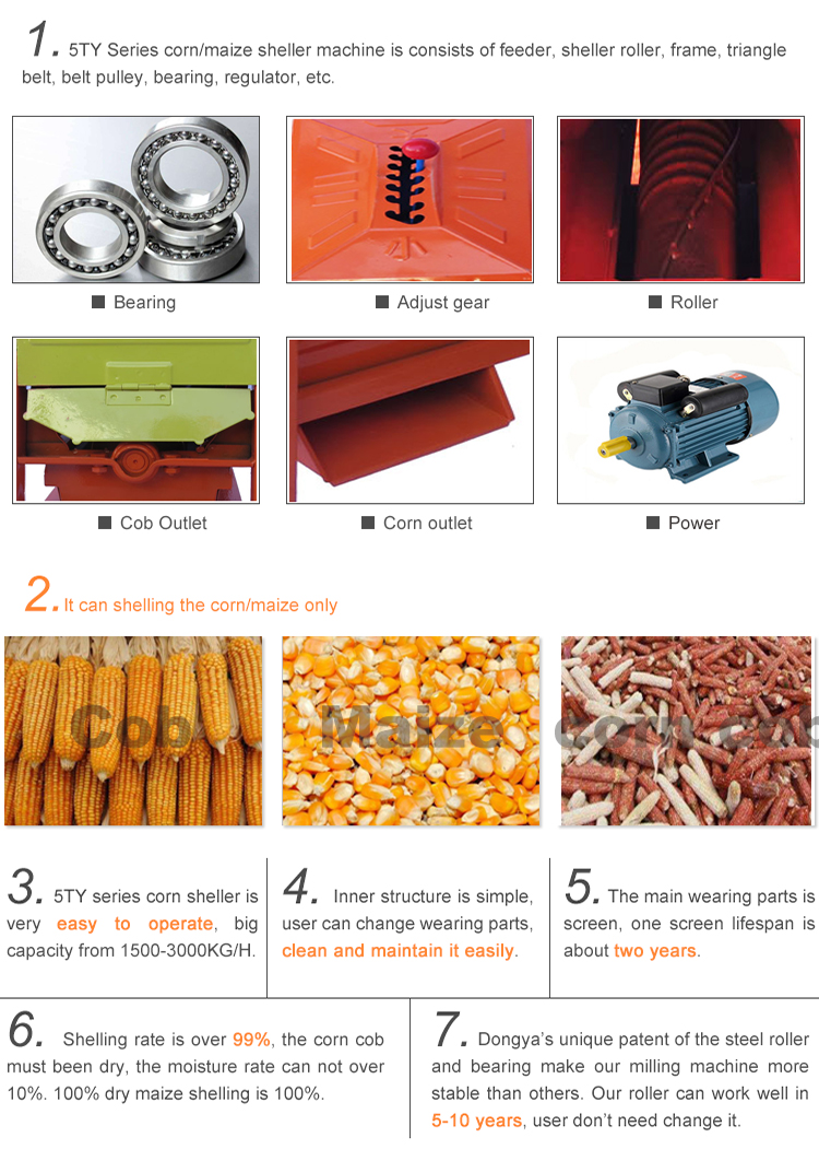 DONGYA Corn Sheller Thresher Machine