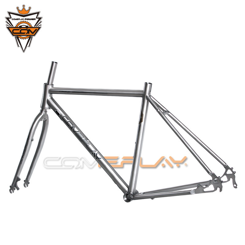 Alloy Titanium Road Bike Frame Disc Brake Internal Or External Cable Routing