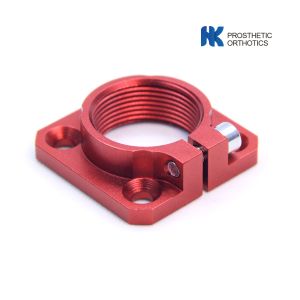 China 4 Hole Aluminum Pediatric Prosthetic Socket Adapter 45Kg 99LBS Max Load on sale