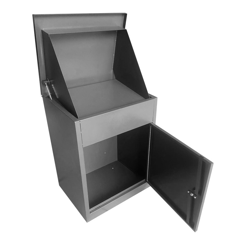 Wall Mount Lock Box Outdoor or Freestanding Home, Office, Commercial Mailbox Parcel Box