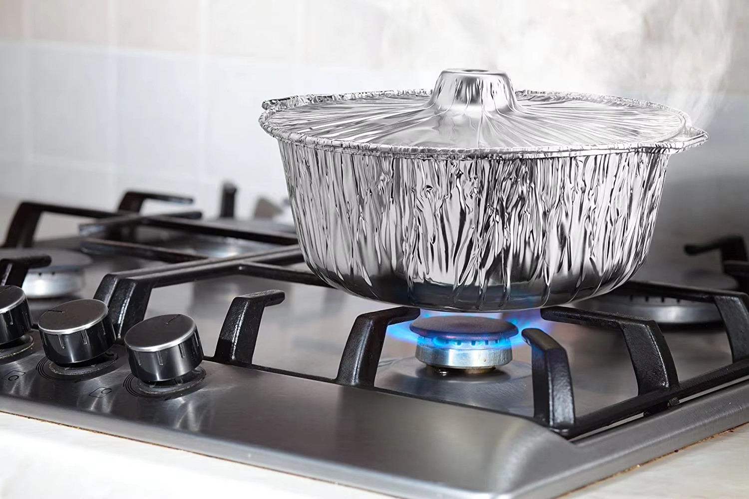Picnic Aluminum Foil Pots Takeout Disposable Tin Foil Pan with Lids