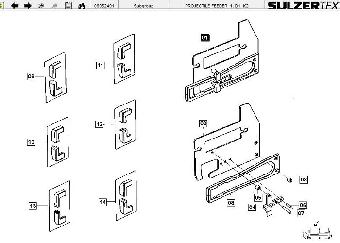 Projectile Feeder,Sulzer Loom Parts ,not an accessory seller,Provide a complete solution&complete set of accessories