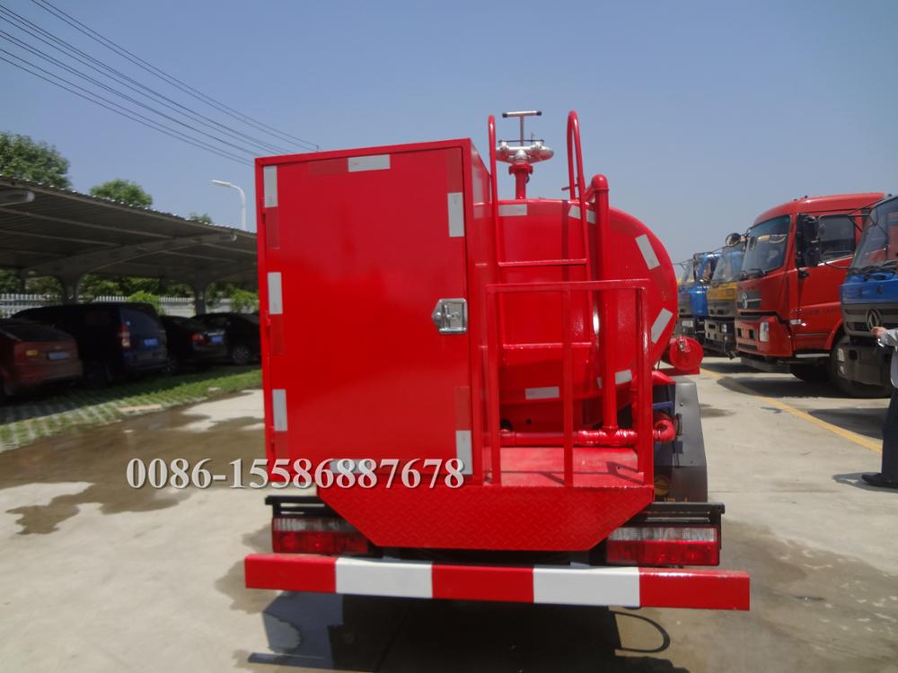 1500-3000 Liters Water Bowser Fire Rescue Truck Portable Pump Fire Truck 4X2