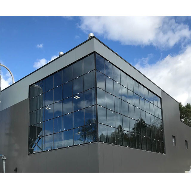 Glazed Glass Curtain Wall Facade Stick And Unitized Modern Decoration Curtain Wall