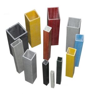 Fiberglass Rectangular Tube Shaped Profile For Construct