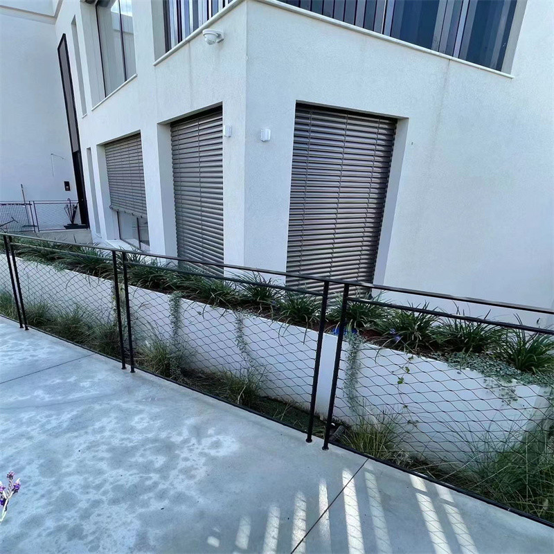 Diamond Hole SS304 Stainless Steel Wire Rope Mesh For Light Protect