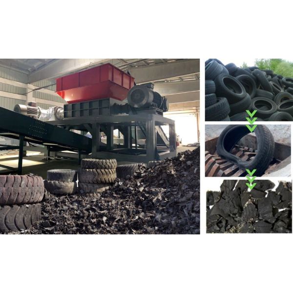 Old Rubber Tyre for Shredder Granule Rubber Product Making Processing Machinery