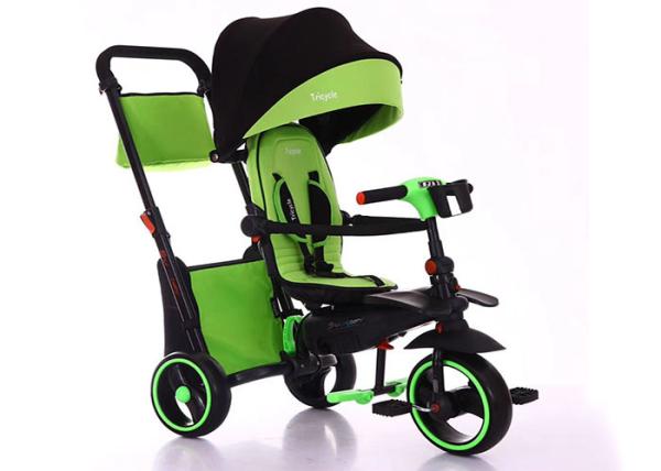 3 Wheel Bicycle Trike Childrens Ride On Toys Easy Portable And Storage Baby