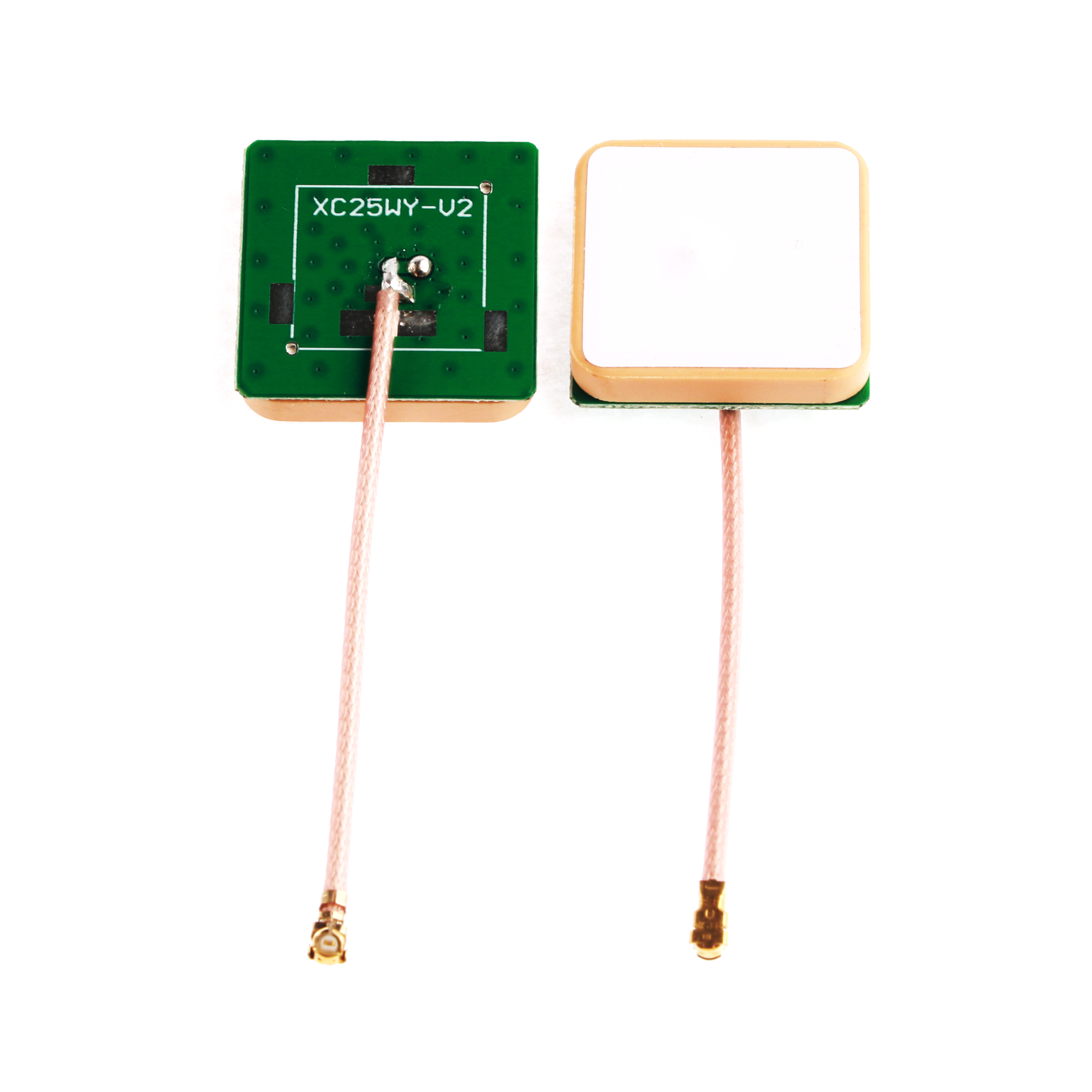 LNA Amplifier Active GPS Ceramic Patch Antenna 28dB High Gain with Filter 25*25*8mm R.H.C.P