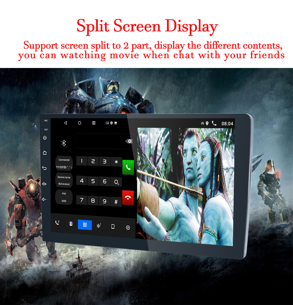 Universal 8 Core DSP Android 10.0 Carplay Navigation GPS Car DVD Player 4G LTE 6 64GB