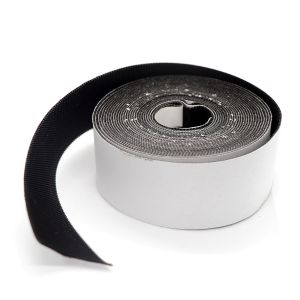  Black And White Molded Hook And Loop Non Pilling Hook And Loop Fastener Convenient Manufactures