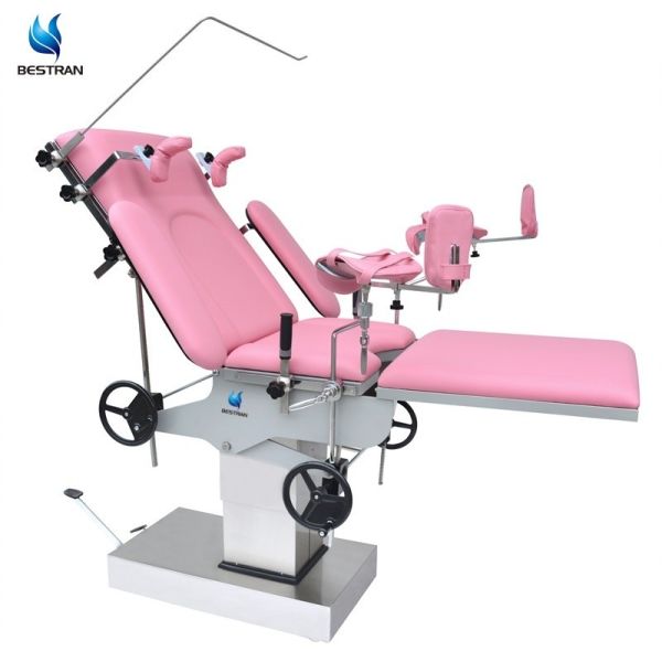 Quality Custom Hydraulic Obstetric Delivery Table , Gynecological Operating Table With Stirrups for sale