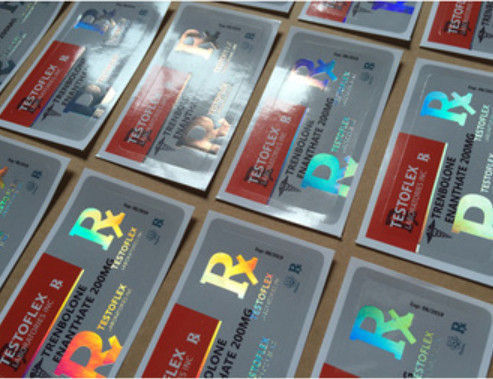 CMYK Color Custom Vial Labels 100-10 Quantity Ideal for B2B Purchases