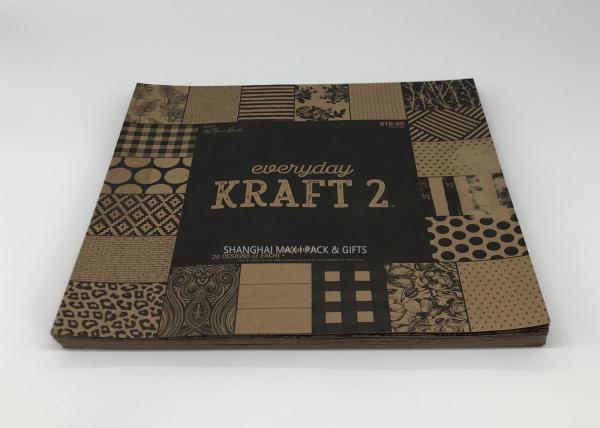 Home Theme Festival Party Decorations For Kids , Brown Kraft Paper Placemats