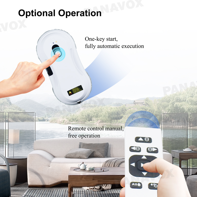 Private Mold Commercial Window Cleaning Robot 2.8KPa 3mins/M2 Building Glass Cleaning Robot