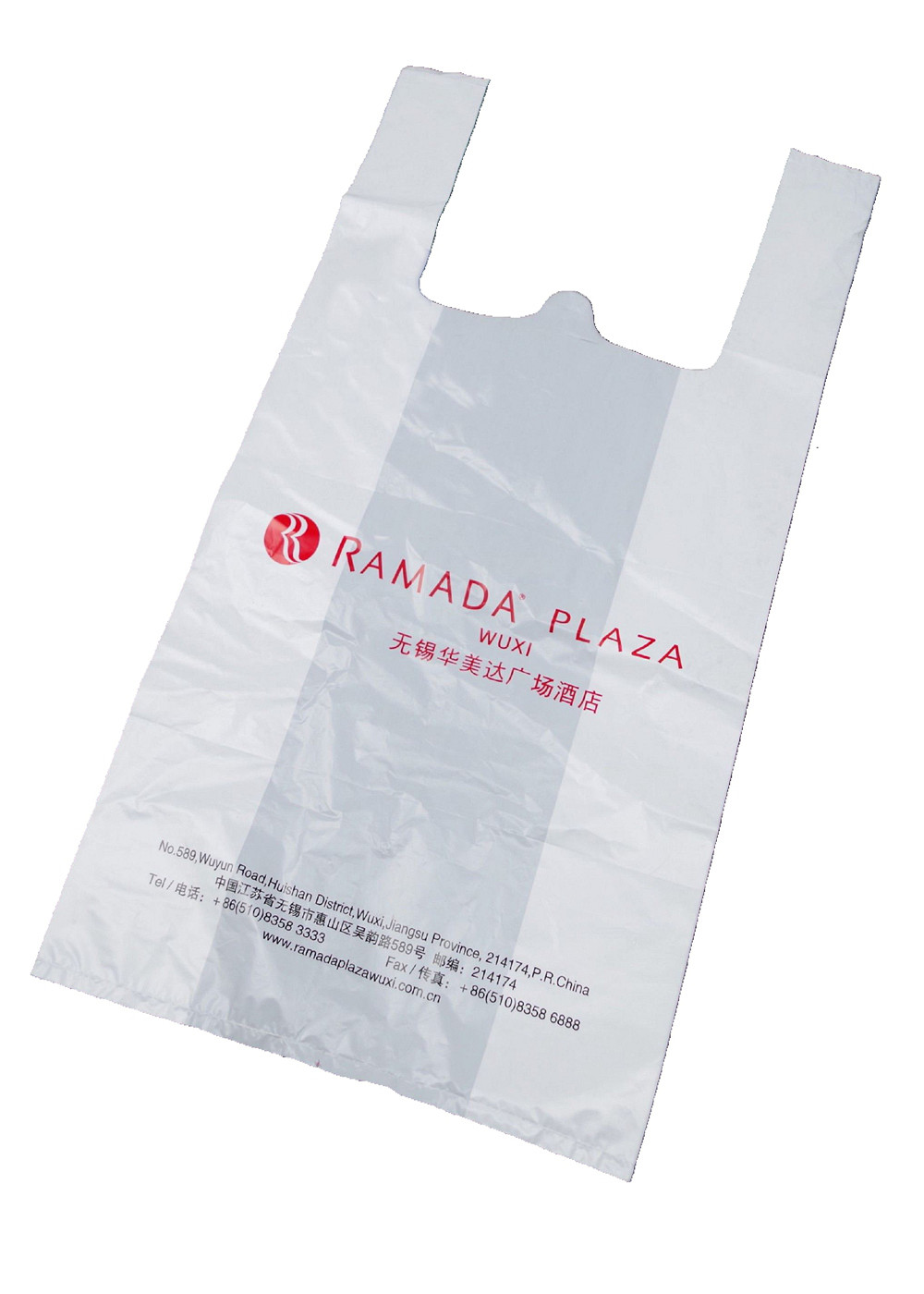 Waterproof Plastic Grocery Bags Biodegradable For Retail Stores / Supermarket Use
