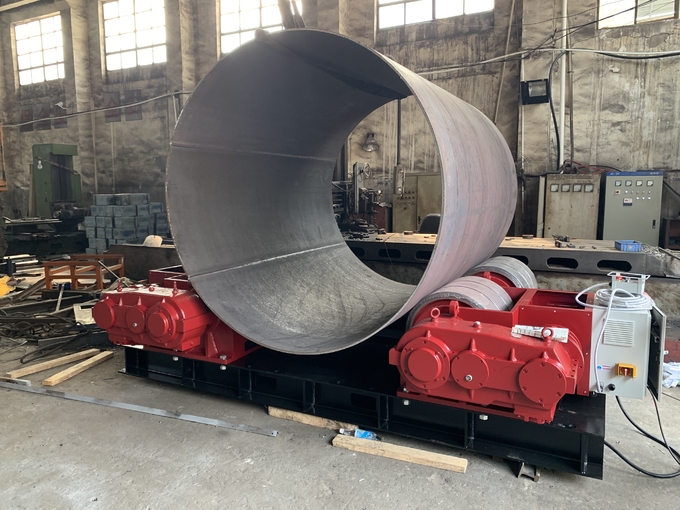 Heavy Duty Pipe Welding Rollers Stands With Bolt Adjustment Conventional Rotator