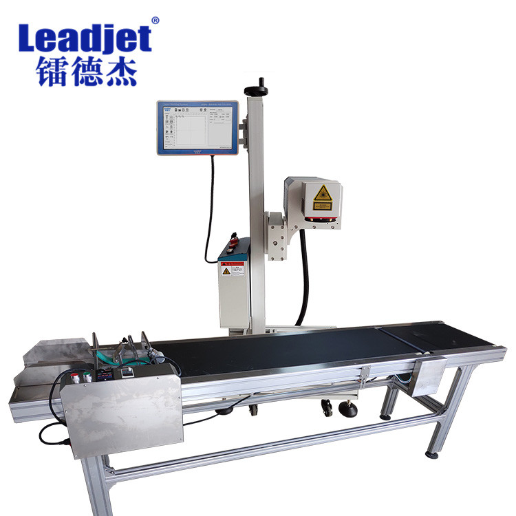  Industrial Flying Co2 Laser Marking Machine , 60W Online Batch Coding Machine Manufactures