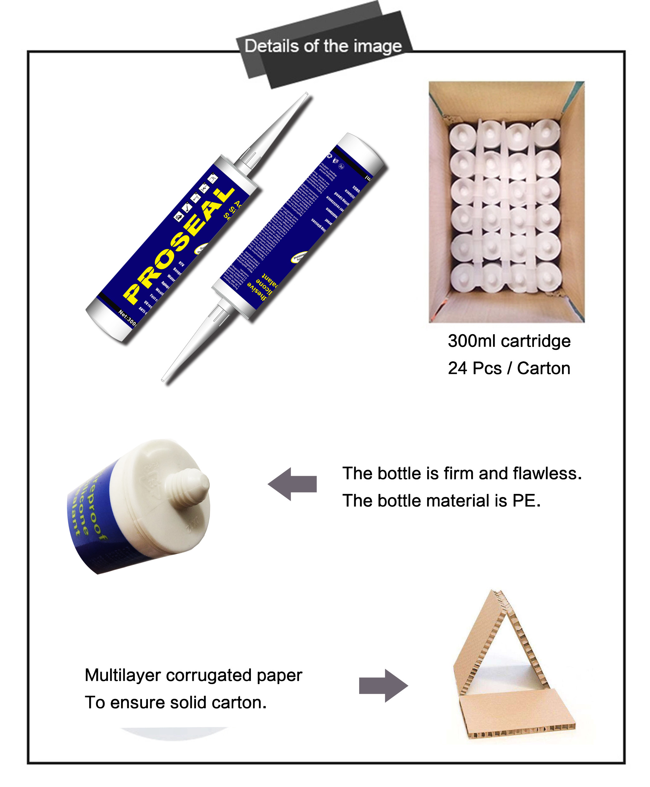 White One Component Silicone Sealant , Exterior Grade Silicone Caulk For Glass Daylight Roof
