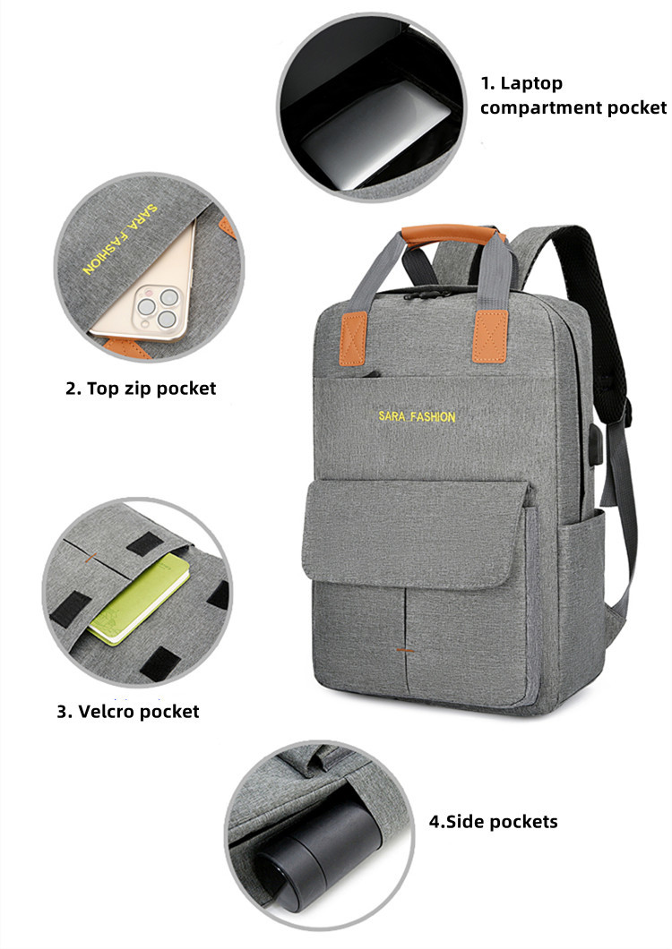 Business Men'S 3 In 1 Laptop Backpack