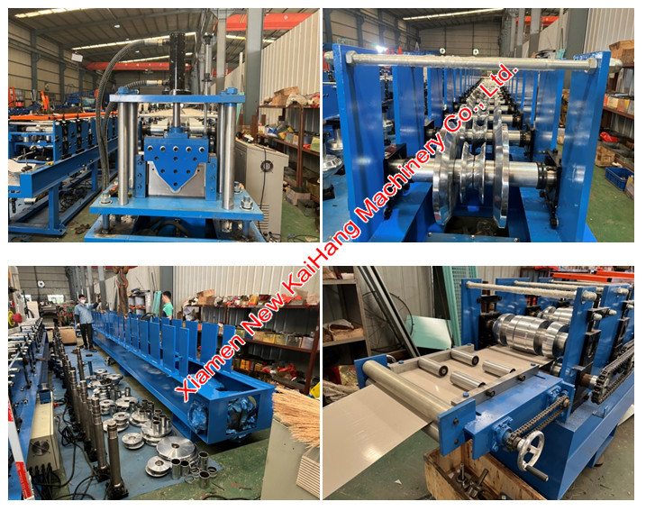 Shaft Diameter 75mm Ridge Cap Roll Forming Machine Coil Sheet Thickness 0.42-0.8mm