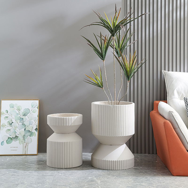 Customed Fiber Clay Planter