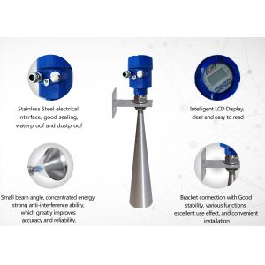 High Frequency 26g radar signal Level Meter Wave radar Solid Level Sensor Guided