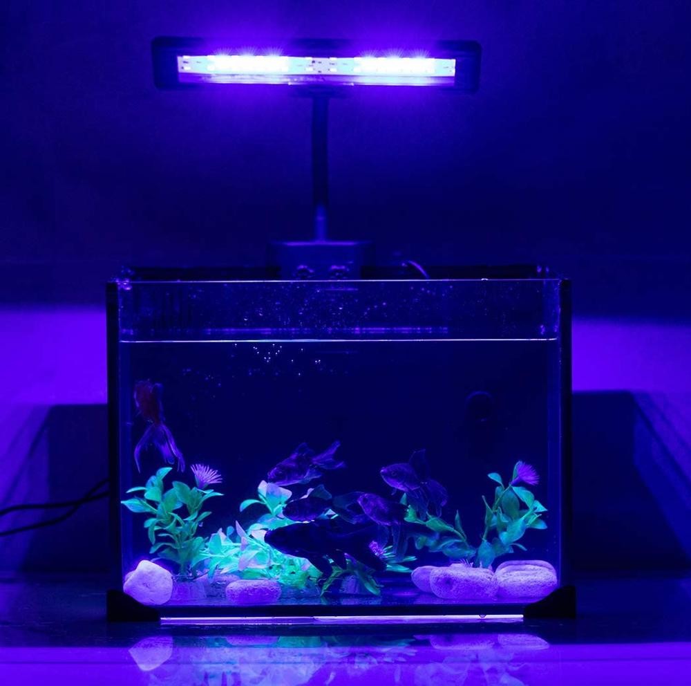 21W Gooseneck Clamp Aquarium Fluorescent Light 30 Gallon Tank