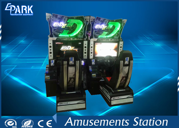 3D LCD Screen Racing Game Machine Coin Operated Dynamic Steering Wheel