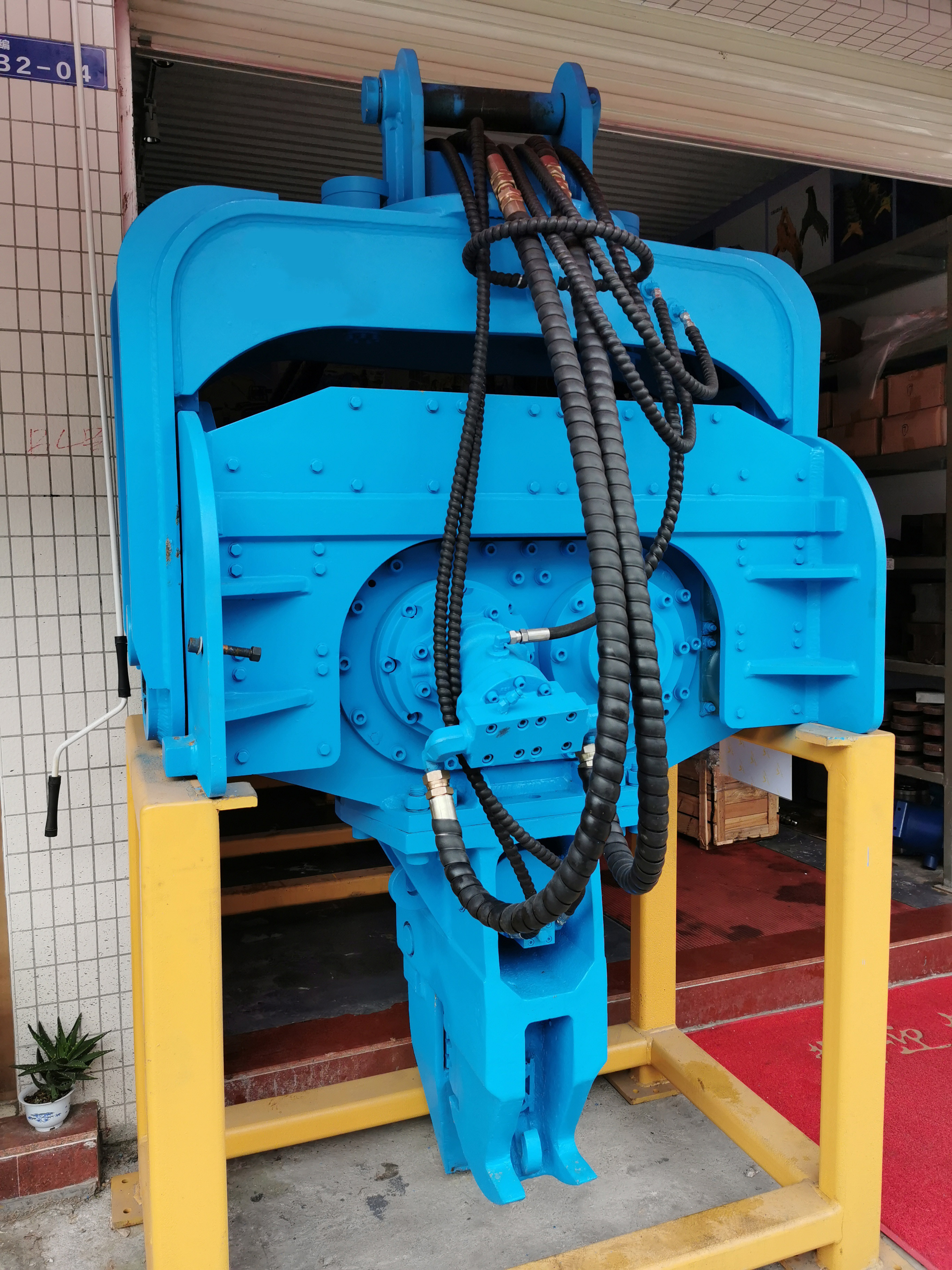 15 Ton Excavator Hydraulic Pile Hammer For Komatsu PC200 PC300 PC450