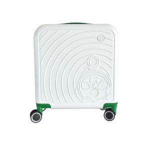 Zipper Closure 16inch ABS PC Hard-Shell Luggage Suitcase with 360° Spinner Wheels and Telescopic Handles Light Weight