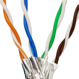 26AWG SFTP Cat7 Outdoor Cable Shielded Twisted Pair Practical