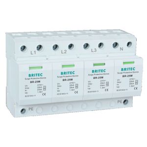 BR-25M 4P Type 1 Surge Protection Device Lightning protection varistor SPD