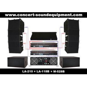  480W Line Array Sound System With 1.4&quot;+2x10&quot; Neodymium Drivers Manufactures