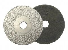 Vacuum Brazed Diamond Polishing Pads , Diamond Grinding Disc For Concrete
