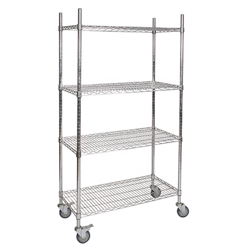 250KG 900MM Storage Wire Shelves 12 X 24 Wire Shelving Unit Kitchen Storage OEM
