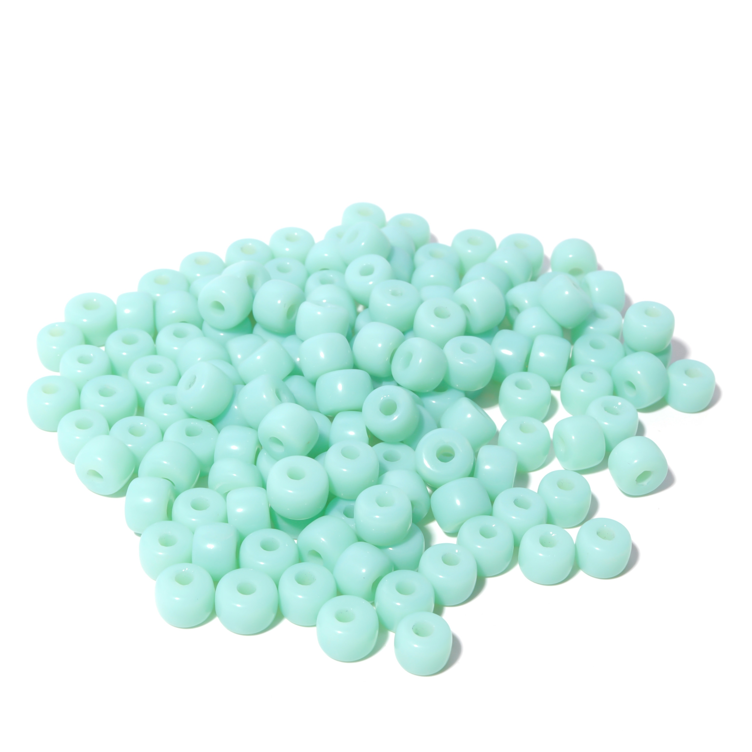 100 Colors Gemstone Forte Beads 6*8mm*2.0 Holes DIY Patterns With Rope