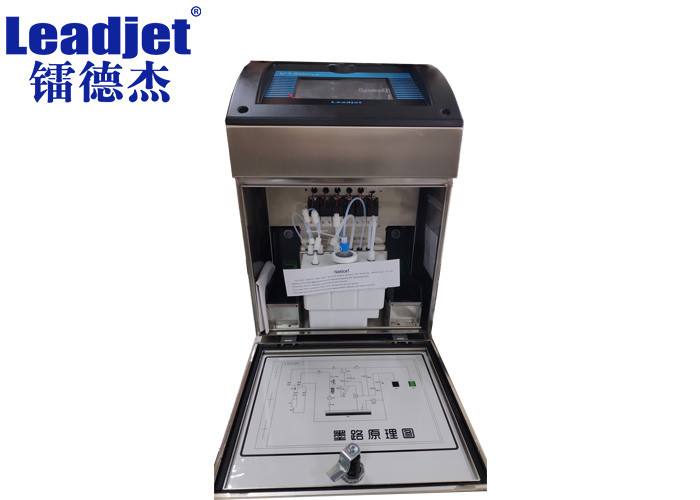 Nozzle 3 Lines Continuous Ink jet Printer For Food Beverage Packages Production Lines